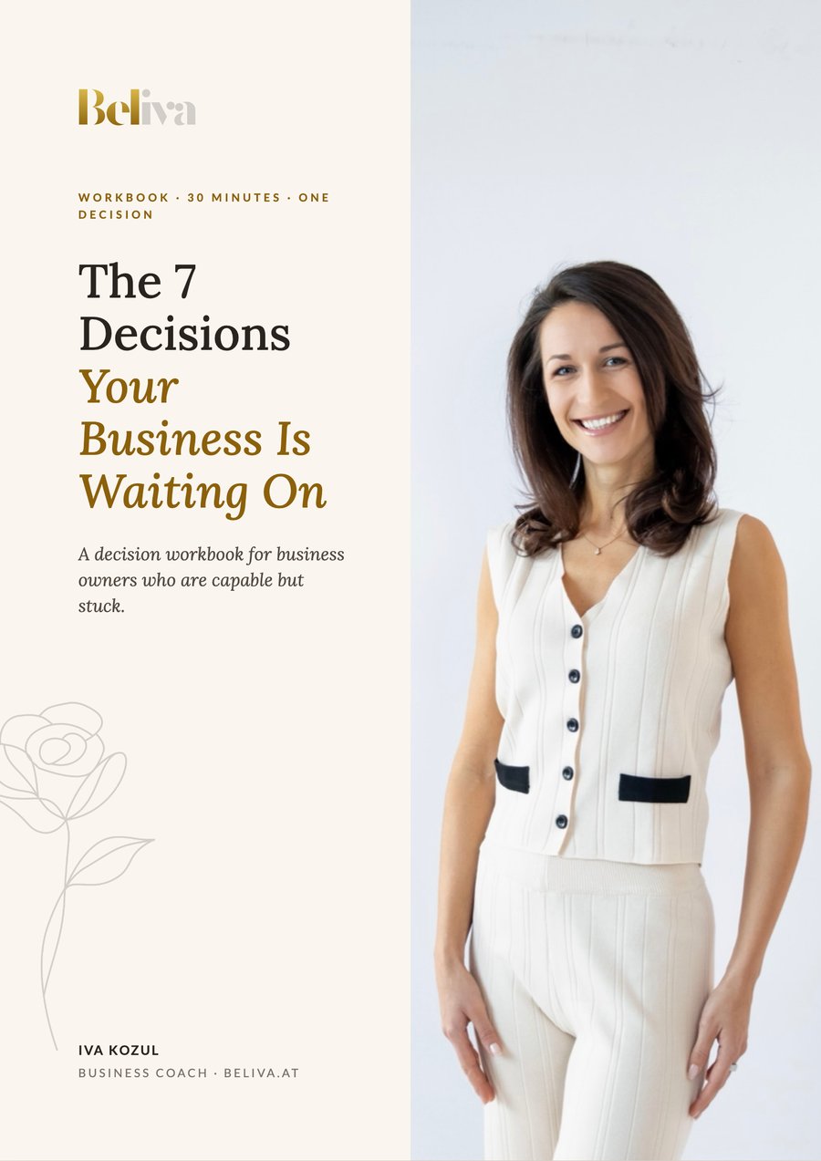 Workbook-Cover: The 7 Decisions Your Business Is Waiting On